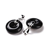 Natural Obsidian Pendants G-E059-01P-03-3