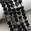 Natural Black Onyx(Dyed & Heated) Beads Strands G-M403-A56-02-1