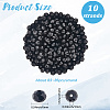 Opaque Solid Color Glass Beads Strands EGLA-LT0001-04B-2