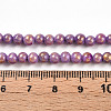 Natural Mashan Jade Beads Strands G-A255-A01-04G-5