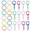 15Pcs Spray Painted Alloy Swivel Snap Hook Clasps FIND-TA0010-57-1