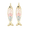 Brass Enamel Pendants KK-CBA3297-05C-G06-1