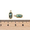 Natural African Turquoise(Jasper) Rectangle Charms STAS-I325-141B-G-3