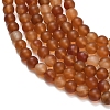 Natural Carnelian Beads Strands G-L642-G01-6mm-4