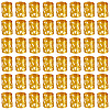 300Pcs Aluminum Dreadlocks Beads Hair Decoration ALUM-PA0001-01G-7