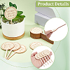 Wood Plant Labels DIY-GF0014-39B-6