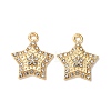 Alloy Pendants with Rhinestone X1-FIND-H051-09G-1