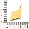 Pride 304 Stainless Steel Enamel Pendants LS-STAS-B079-01G-08-3