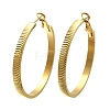 304 Stainless Steel Hoop Earrings for Women EJEW-C096-43G-02-2