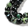 Natural Fire Crackle Agate Beads Strands G-M437-A01-01F-4