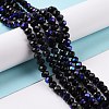 Electroplate Opaque Solid Color Glass Beads Strands LS-EGLA-A034-P3mm-L01-4