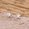 304 Stainless Steel Stud Earrings WG9FC02-08-1