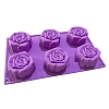 DIY Food Grade Silicone Rose Molds PW-WG46412-01-3