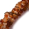 Dyed Natural Carnelian Chip Beads Strands G-E271-105-4