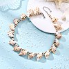 Ocean Natural Spiral Shell & Coconut Beaded Necklaces NJEW-JN06303-1
