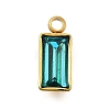 304 Stainless Steel Rhinestone Pendants STAS-Z125-12J-G-1