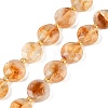 Natural Yellow Quartz Beads Strands G-C116-A58-01-2