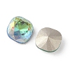 Glass Rhinestone Cabochons RGLA-L029-06B-SPLA-2