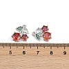 Brass Micro Pave Cubic Zirconia Pendants KK-C115-03C-03P-3