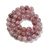 Natural Strawberry Quartz Beads Strands LS-G-J373-16-9mm-5