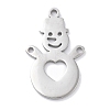 Christmas Theme Anti-Tarnish 304 Stainless Steel Pendants LS-STAS-R003-04P-01-1