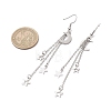 304 Stainless Steel Tassel Dangle Earrings for Women SA-CJ2DB3-4