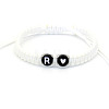 Resin Beads Braided Bead Bracelets FS-WG7326D-18-1