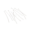 Brass Flat Head Pins KK-WH0058-03D-P-3