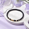 Disc Polymer Clay & Synthetic Non-magnetic Hematite Beaded Stretch Bracelets BJEW-JB10678-2