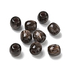 Opaque Resin European Beads RESI-F073-12A-1