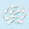 925 Sterling Silver and Cubic Zirconia Peg Bails STER-T009-25S-2