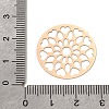 Brass Filigree Pendants KK-C167-01G-3