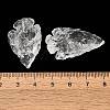 Natural Handmade Quartz Crystal Pendants G-K386-01-4