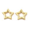 Eco-Friendly Rack Plating Brass Spring Gate Rings LS-KK-F851-02G-1
