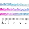 Transparent Painted Glass Beads Strands DGLA-A034-T2mm-A14-3