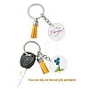 DIY Alloy Bar Beadable Keychain Making Kits DIY-YW0008-76-4