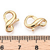 Brass Lobster Claw Clasps KK-N254-15G-3