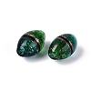 Two Tone Color Handmade Foil Glass Beads FOIL-Q001-01B-3