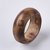 Wood Thumb Rings RJEW-N028-01-M-6