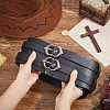 Vintage PU Leather & Alloy Viking Chain Belts for Men AJEW-WH0077-132A-3