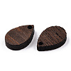 Natural Wenge Wood Pendants WOOD-T023-28A-01-3