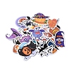50Pcs Halloween Holographic Vinyl Waterproof Cartoon Stickers DIY-B064-01D-3