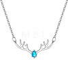 Deer Urn Ashes Pendant Necklace PW-WG78BFC-12-1