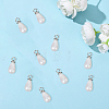 96Pcs ABS Plastic Imitation Pearl Pendants KY-SC0002-32P-5