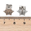 Non-Tarnish 304 Stainless Steel Spider Web Stud Earrings X-EJEW-G294-01P-2