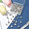 64Pcs 16 Styles Tibetan Style Alloy European Large Hole Beads FIND-FS0002-63-8