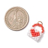 Glass Seed Beaded Handbag Pendants PALLOY-MZ01217-01-2