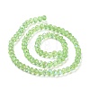 Electroplate Glass Beads Strands X1-EGLA-A034-T6mm-L17-2