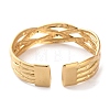 304 Stainless Steel Cuff Bangles for Women BJEW-K263-05G-05-3