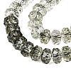 Crackle Transparent Glass Beads Strands GLAA-N068-03A-02-3